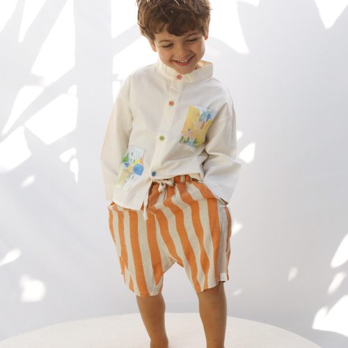 Printed Pocket Longsleeve Shirt