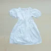 Floral Embroidered Puff Sleeve Dress