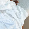 Floral Embroidered Puff Sleeve Dress - Image 3